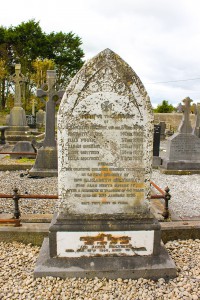Grave of Sarah Brenane at the Holy Cross Church, Tramore