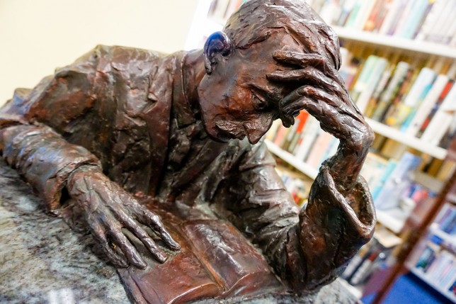  Hearn's bust (created by John Coll) at Tramore Public Library